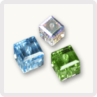Austrian Crystals Cube Beads 5601