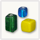 Craft Glass Cube Beads