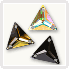 Austrian Crystals Cosmic Triangle Sew-on Stone 16 mm 3270