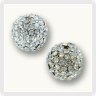Czech Crystal Round Pave Beads