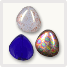 Czech Chunky Triangle Glass Beads