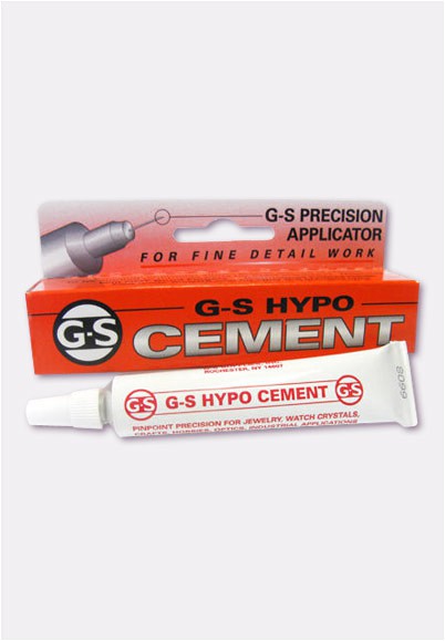 G-S Hypo Fabric Cement, 1/3 Ounce