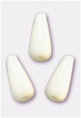 Mother-Of-Pearl Natural Drop Beads 12x6mm x4