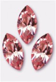 10x5mm Austrian Crystals Xillion Navette Fancy Stone 4228 Pink Light F x1