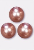 10mm Czech Smooth Round Pearls Beige Pink x300