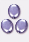 12x9mm Czech Smooth Oval Pearls Lilac x300