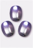 6x4.5mm Czech Smooth Rizo Pearls Lilac x24