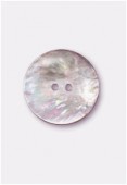 Shell Button 25 mm Pink x50