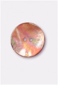 Shell Button 25 mm Rust x50
