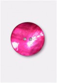Shell Button 25 mm Red x50