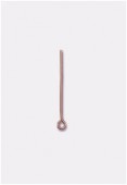 38mm Antiqued Copper Plated Open Eye Pins x20