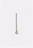 38mm Gold Plated Open Eye Pins x1000