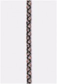 2mm Antiqued Copper Plated Belcher Chain x20cm
