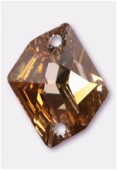 20x16mm Austrian Crystals Cosmic Sew On Stone 3265 Crystal Golden Shadow F x1