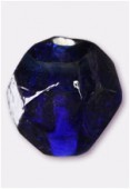 Glass Round Beads Dark Blue x4