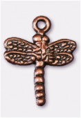 15x20mm Antiqued Copper Plated Dragonfly Charms Pendant x2