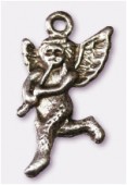 12x23mm Antiqued Silver Plated Angel Charms Pendant x2