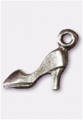 13x14mm Antiqued Silver Plated Pumps Charms Pendant x4