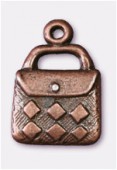 12x17mm Antiqued Copper Plated Purse Charms Pendant x2