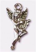 10x22mm Antiqued Silver Plated Angel Lyre Charms Pendant x2