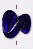 Glass Beads Dark Blue x8