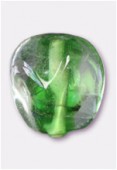 Glass Beads Green x4