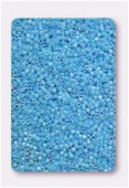 Delica Miyuki 11/0 Opaque Turquoise Blue AB Miyuki Beads x10g