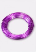 Aluminium Craft Wire Purple x12m