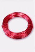 Aluminium Craft Wire Red Color x12m