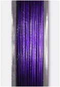 Nylon Coated Metallized Wire Cable Purple x10m