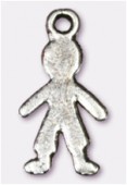 18x10mm Antiqued Silver Plated Little Boy Charms Pendant x2