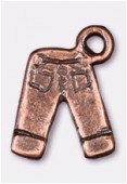 15x11mm Antiqued Copper Plated Jeans Charms Pendant x2