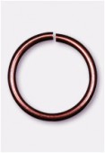 10mm Antiqued Copper Plated Open Jump Rings Findings x12