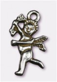 22x13mm Antiqued Silver Plated Cupidon Charms Pendant x2