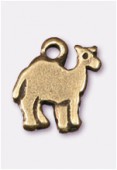 10x8mm Antiqued Brass Plated Camel Charms Pendant x4