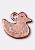 12x10mm Antiqued Copper Plated Duck Charms Pendant x2