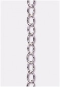 .925 Sterling Silver Cable Chain 5x4mm x10cm