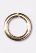 14K Gold Filled (0.89mm) Open Jump Ring 4mm 22G (0.89mm)  x2