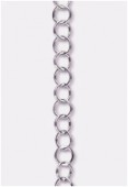 .925 Sterling Silver Round Link Chain 5.5mm x10cm