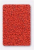 2mm Brown Opaque Czech Seed Beads x20g