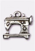 16x15mm Antiqued Silver Plated Sewing Machine Charms Pendant x1