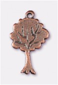 20x12mm Antiqued Copper Plated Tree Charms Pendant x2
