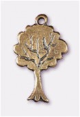 20x12mm Antiqued Brass Plated Tree Charms Pendant x2