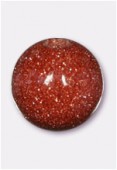 Brown Goldstone Smooth Round Bead 6mm x12