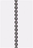 2.5mm Antique Silver Plated Ball Chain x20cm