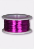 Copper Wire 0.41 Silver Plum x 13.72m
