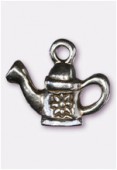20x16mm Antiqued Silver Plated Tea Pot Charms Pendant x1