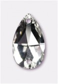 18x10.5mm Swarovski Crystal Drop Sew On Stone 3230 Crystal F x1
