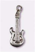 26x8mm Antiqued Silver Plated Electric Guitar Charms Pendant x2
