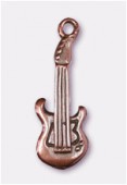 26x8mm Antiqued Copper Plated Electric Guitar Charms Pendant x2